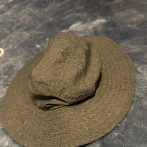 Men's Wide Brim Gray Hat